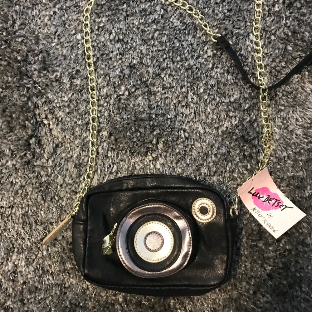 Betsey Johnson camera purse